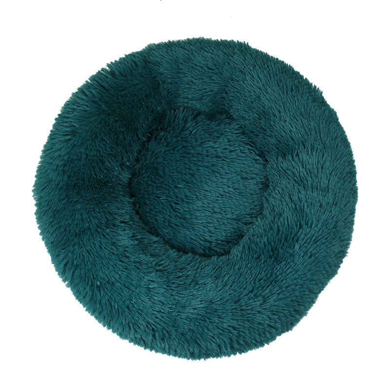 Winter Warm Pet Round Cotton Sleeping Bed Kennel