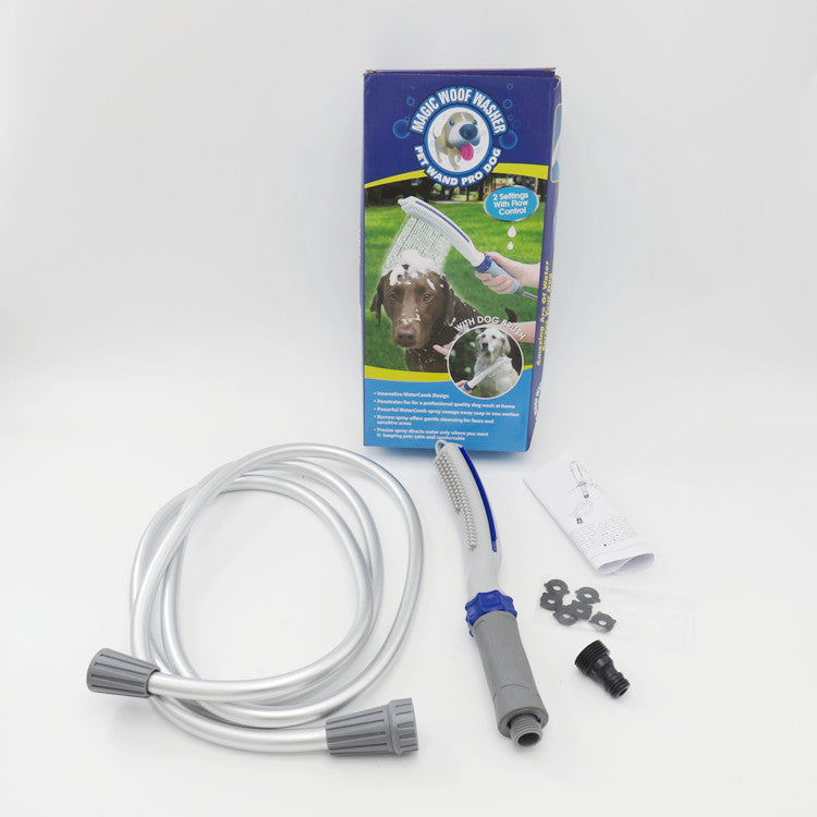 Pet Bath Shower Water Hose Massage Cleaning Brush Tool