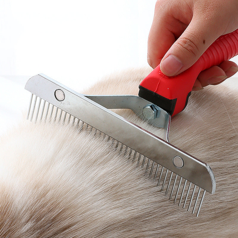 Pet Extra-Large Rake Grooming Comb Deshedding Brush Tool