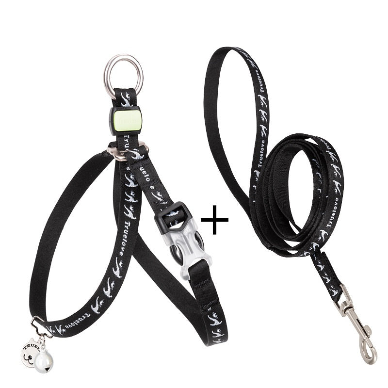 Pet Bell Chest Strap Vest Leash Set