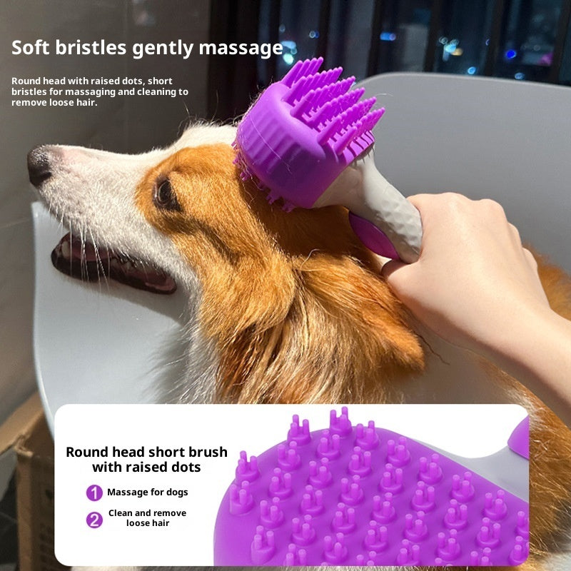 Pet Shower Bath Floating Hair Cleaning Brush Tool