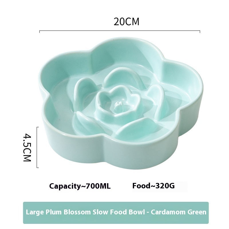 Pet Ceramic Slow Feeding Slow Feeding Bowl