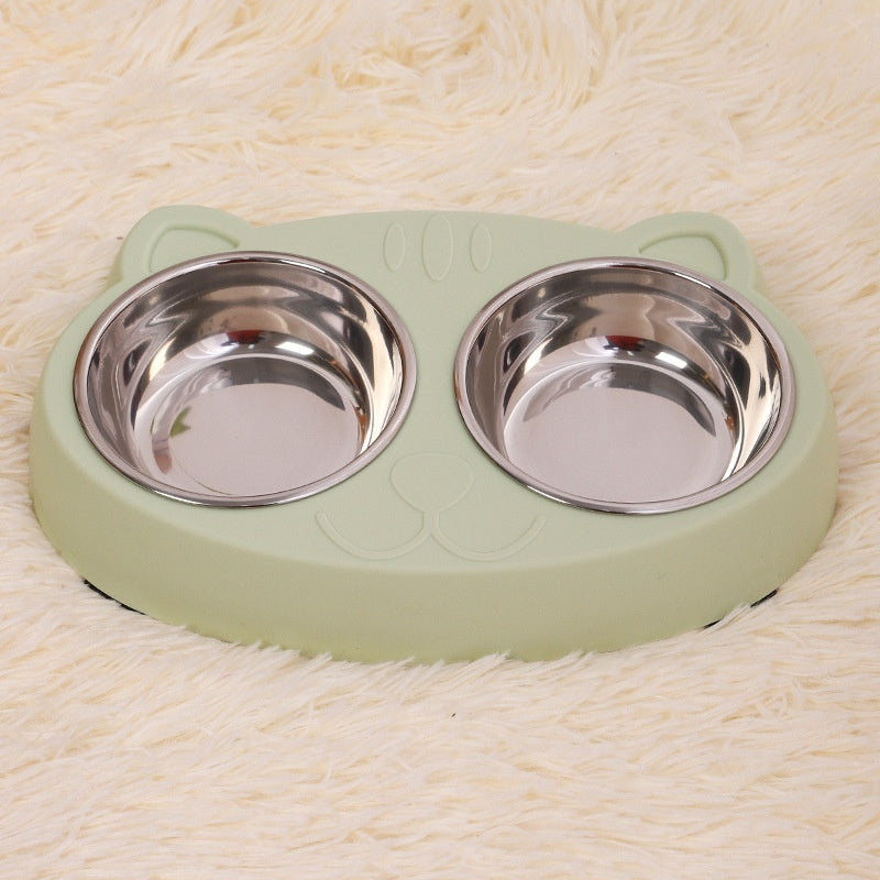 Pet Bowl Drinking Water Feeding Rice Basin Food Dish