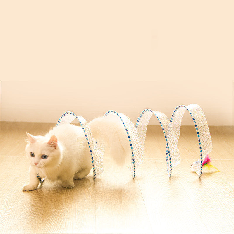 Foldable Pet Tunnel Storage Interactive Toy