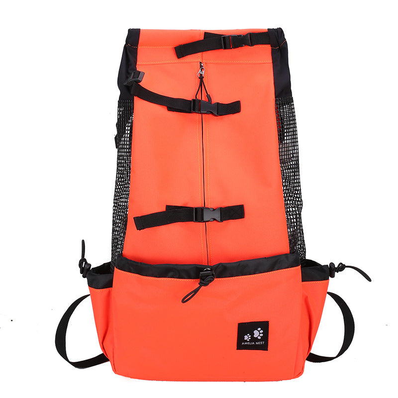 Pet Carrier Double Shoulder Backpack Portable Travel Bag