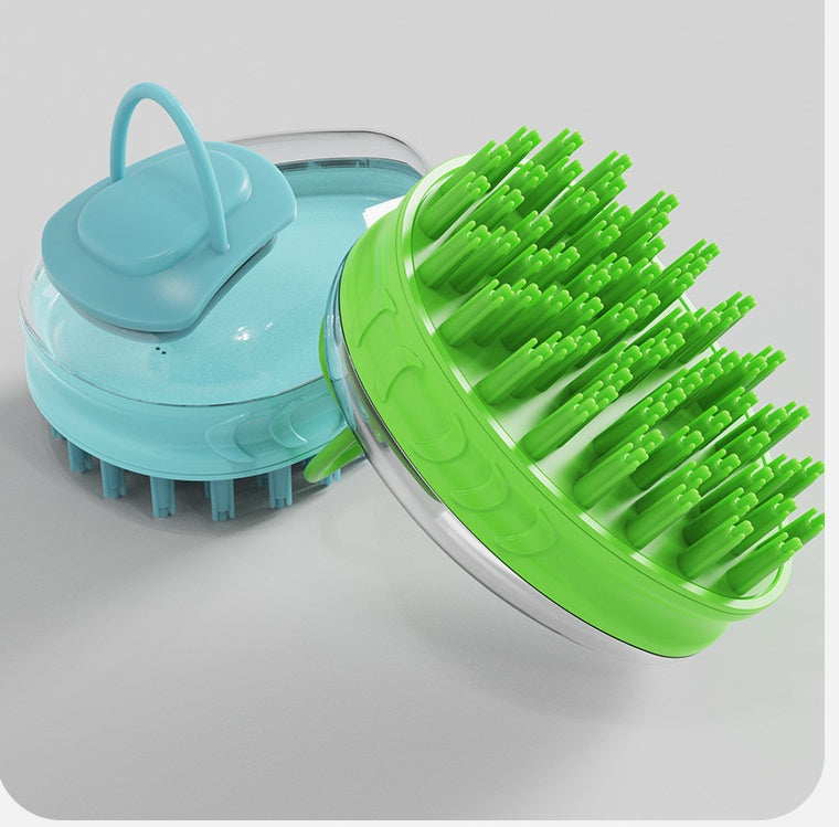 Pet Bath Massage Rub Grooming Brush Cleaning Tool