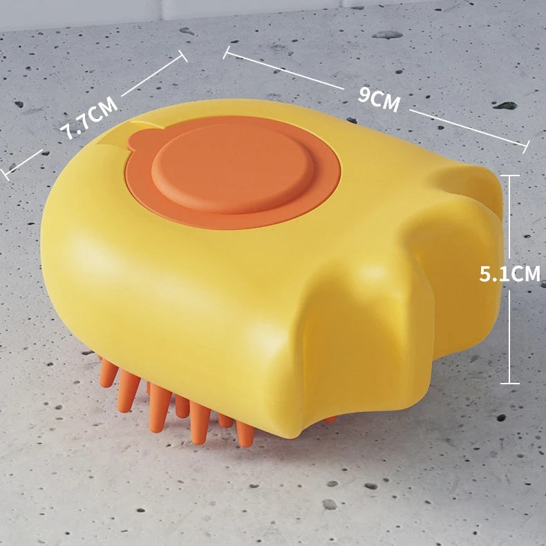 Pet Bath Shampoo Massage Grooming Comb Cleaning Brush