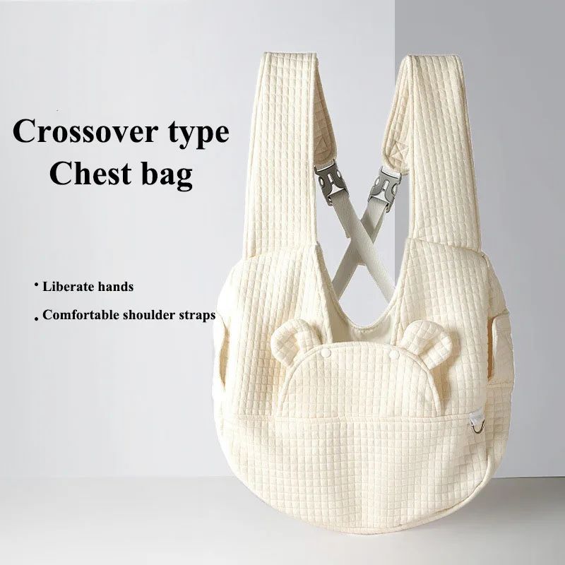 Pet Breathable Cross Chest Backpack Carrier Bag