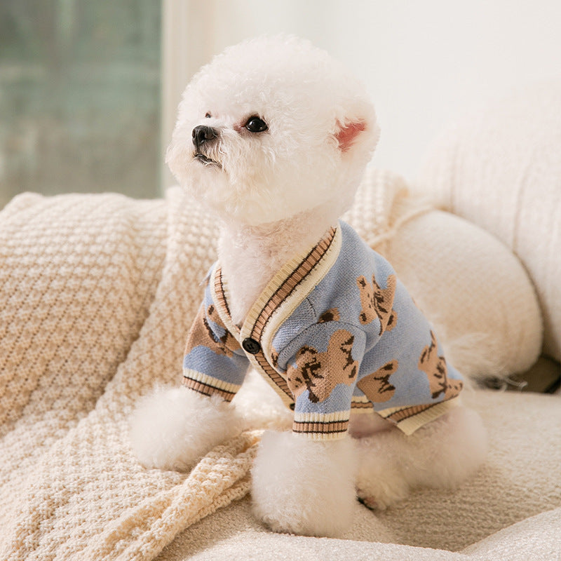 Pet Simple Warm Knitted Sweater Clothing Apparel
