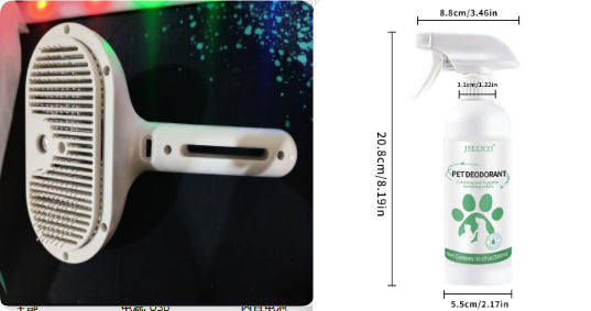 Pet Self-Cleaning Grooming Comb Mist Humidifier Dematting Brush