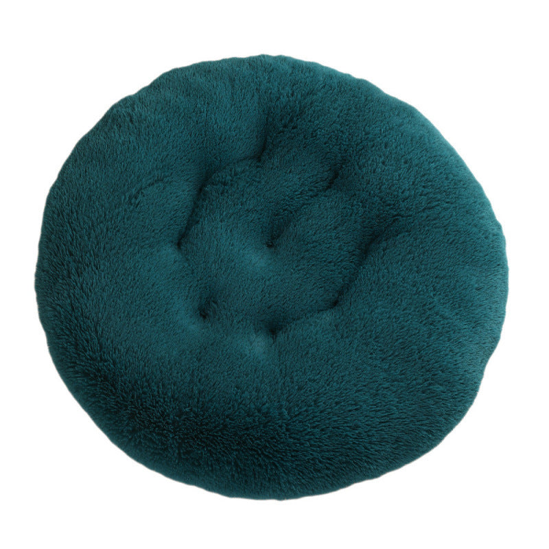 Round Plush Warm Pet Bed Mat