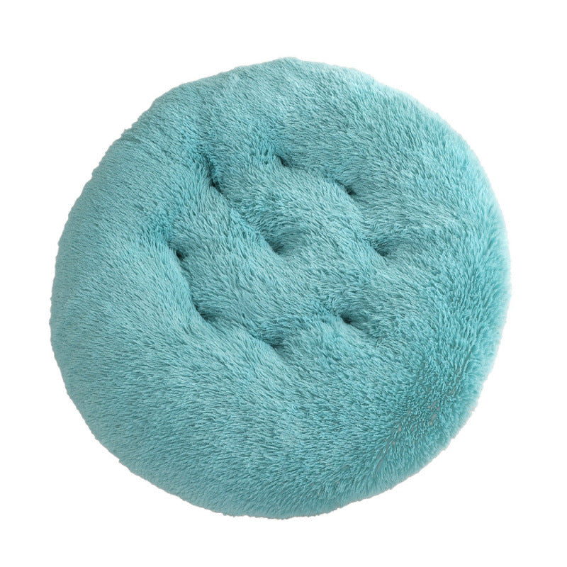 Round Plush Warm Pet Bed Mat