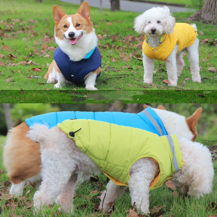 Thickened Waterproof Double-Sided Reflective Pet Jacket