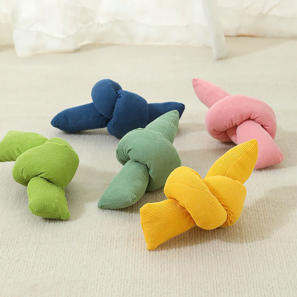 Interactive Pet Cotton Rope Tug Chew Knot Toy