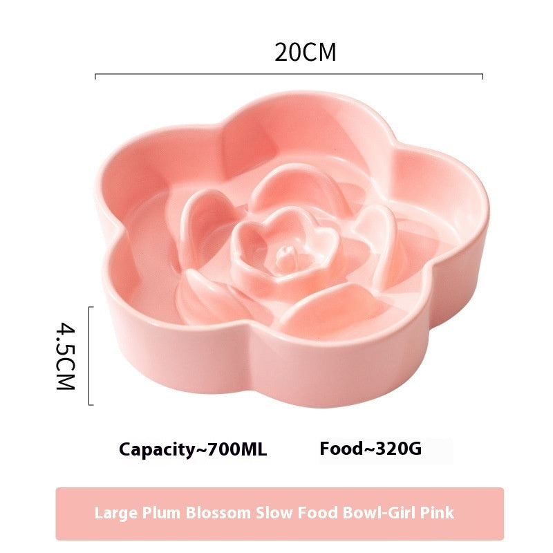 Pet Ceramic Slow Feeding Slow Feeding Bowl