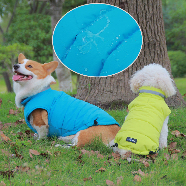 Thickened Waterproof Double-Sided Reflective Pet Jacket