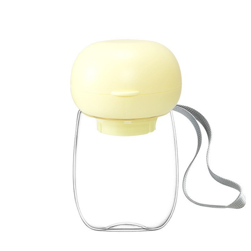 Portable Outdoor Pet Water Bottle with Lanyard