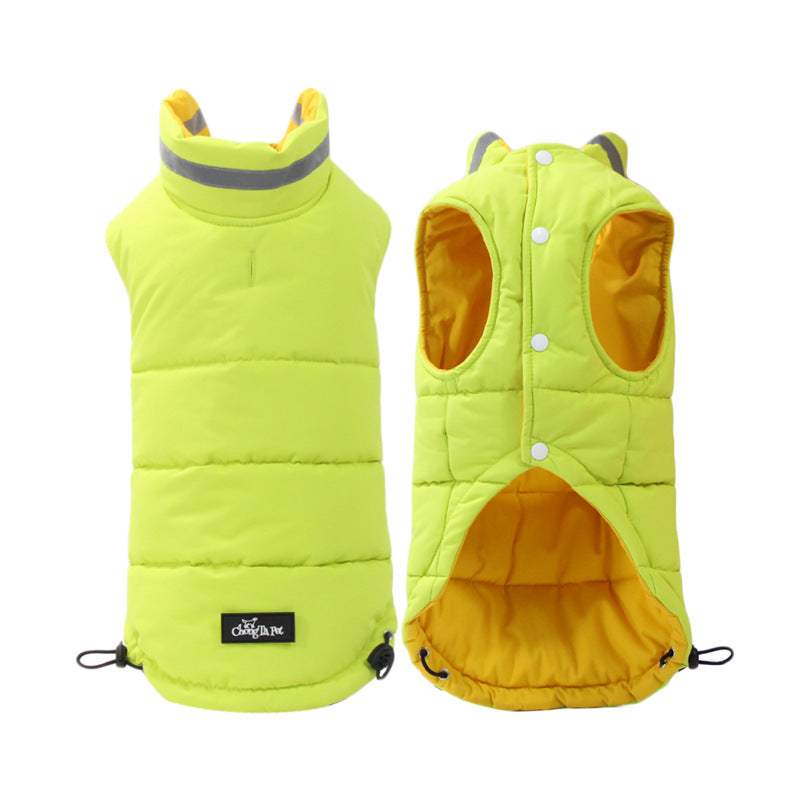Thickened Waterproof Double-Sided Reflective Pet Jacket