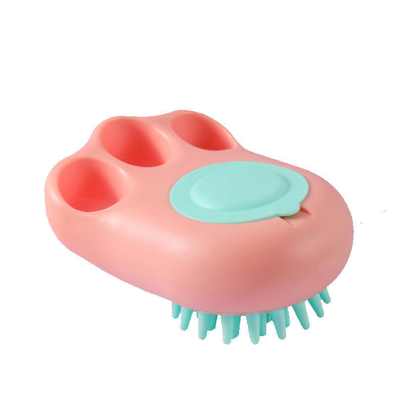 Pet Bath Massage Brush Grooming Comb Cleaning Tool