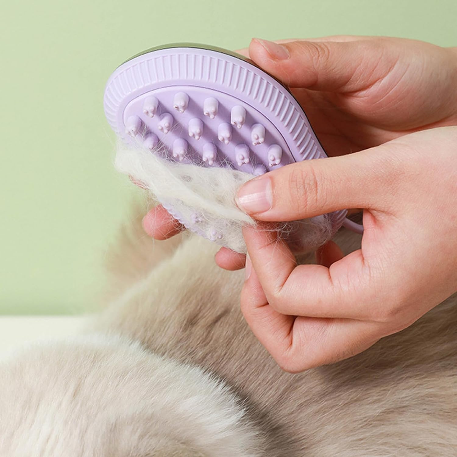 Pet Silicone Bath Shampoo Dispenser Grooming Brush Tool