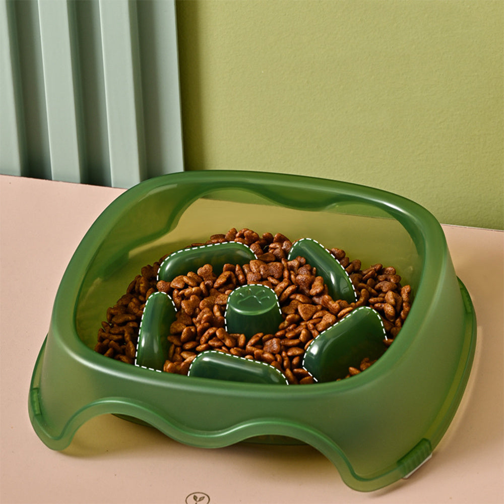 Pet Anti Choking Slow Feeding Water Bowl