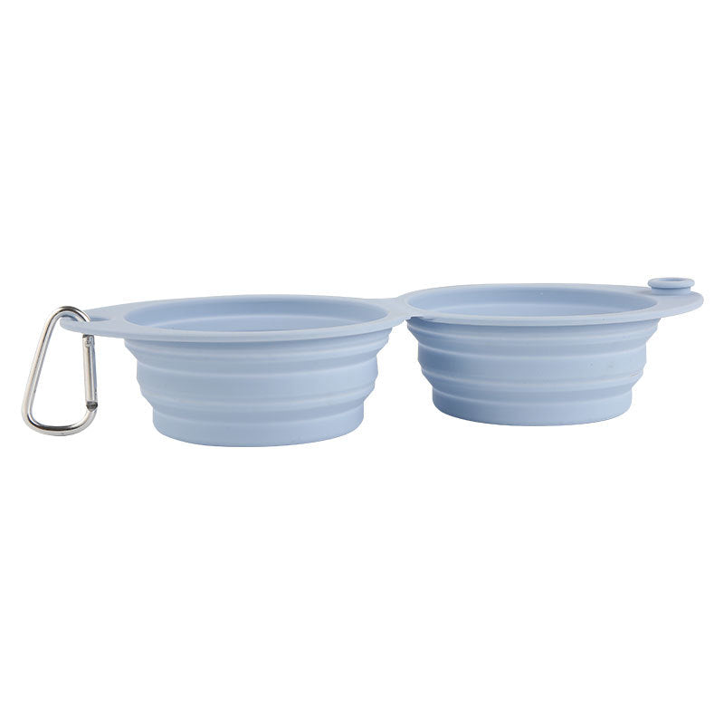 Foldable Silicone Pet Bowl for Outdoor Use