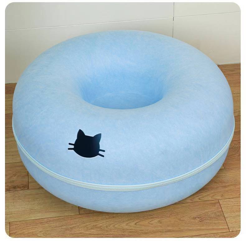 Comfortable Round Pet Tunnel Bed Interactive Toy