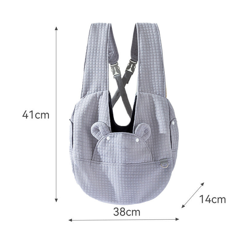 Pet Breathable Cross Chest Backpack Carrier Bag
