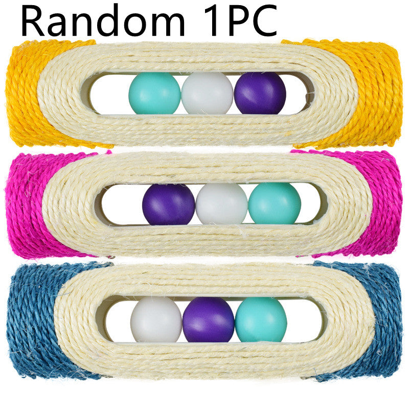 Three Piece Sisal Drum Pet Interactive Toy Set