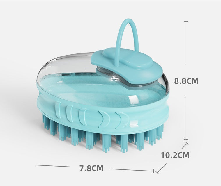Pet Bath Massage Rub Grooming Brush Cleaning Tool