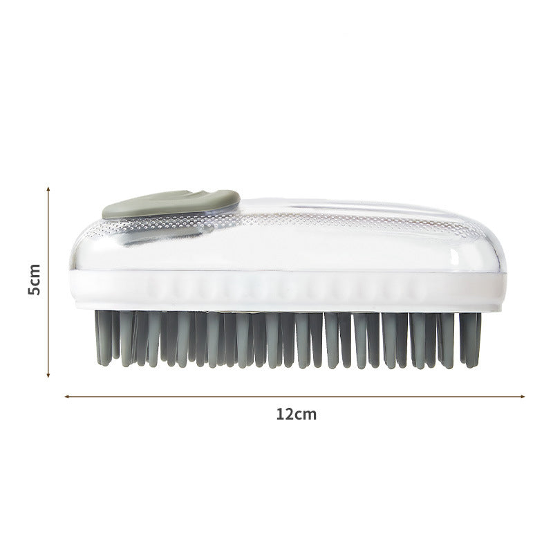 Pet Silicone Bath Massage Foam Cleaning Brush Tool