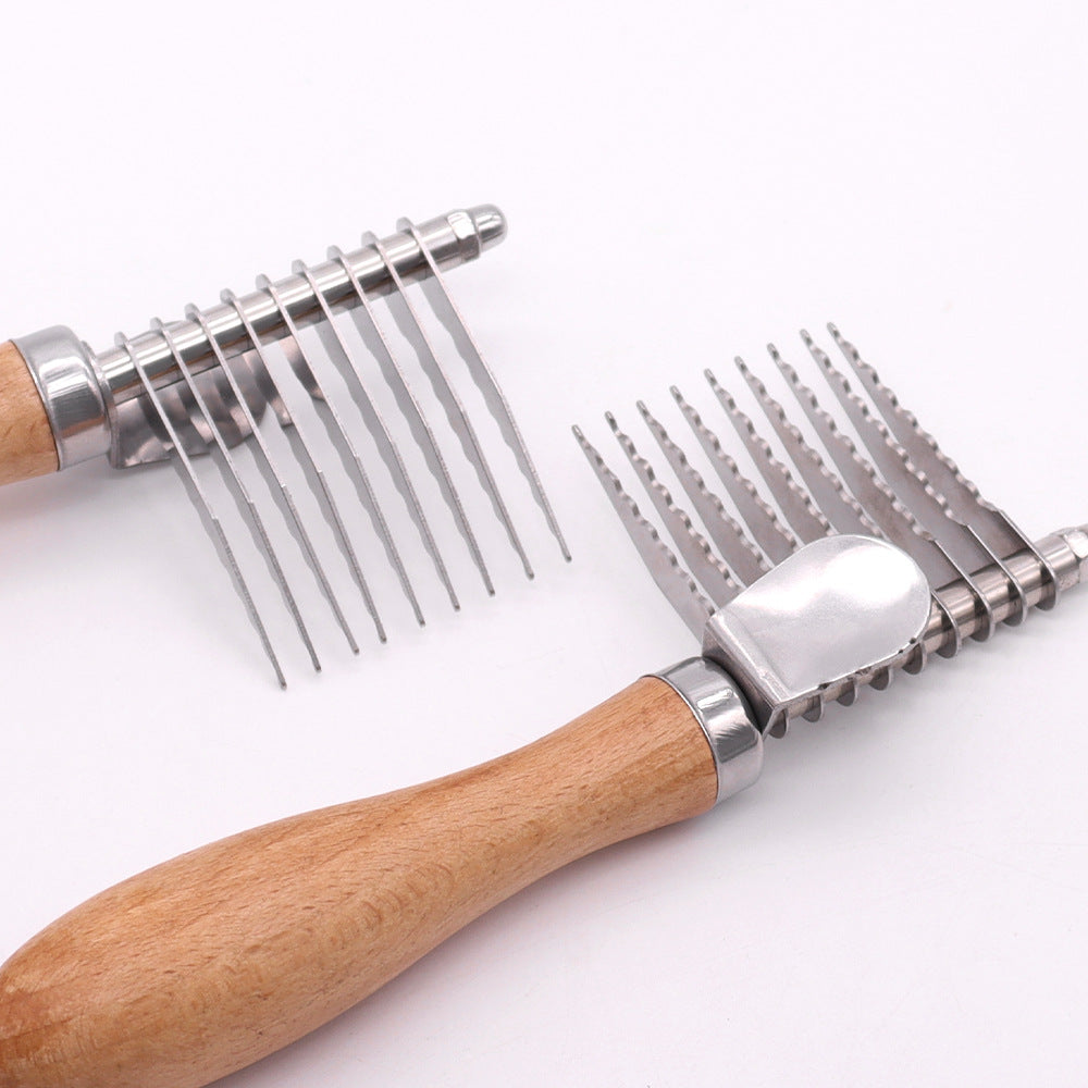 Pet Grooming Brush Knot And Loose Fur Removal Tool