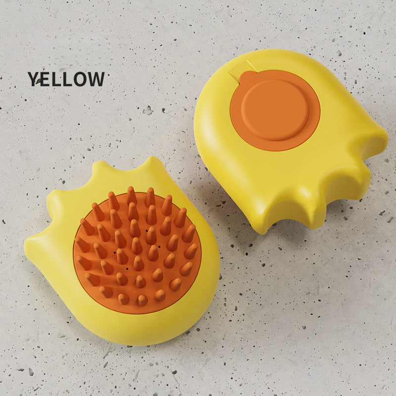 Pet Bath Shampoo Massage Grooming Comb Cleaning Brush