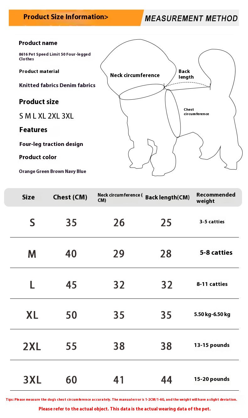 Pet Fashion Four Leg Sweater Clothing Apparel