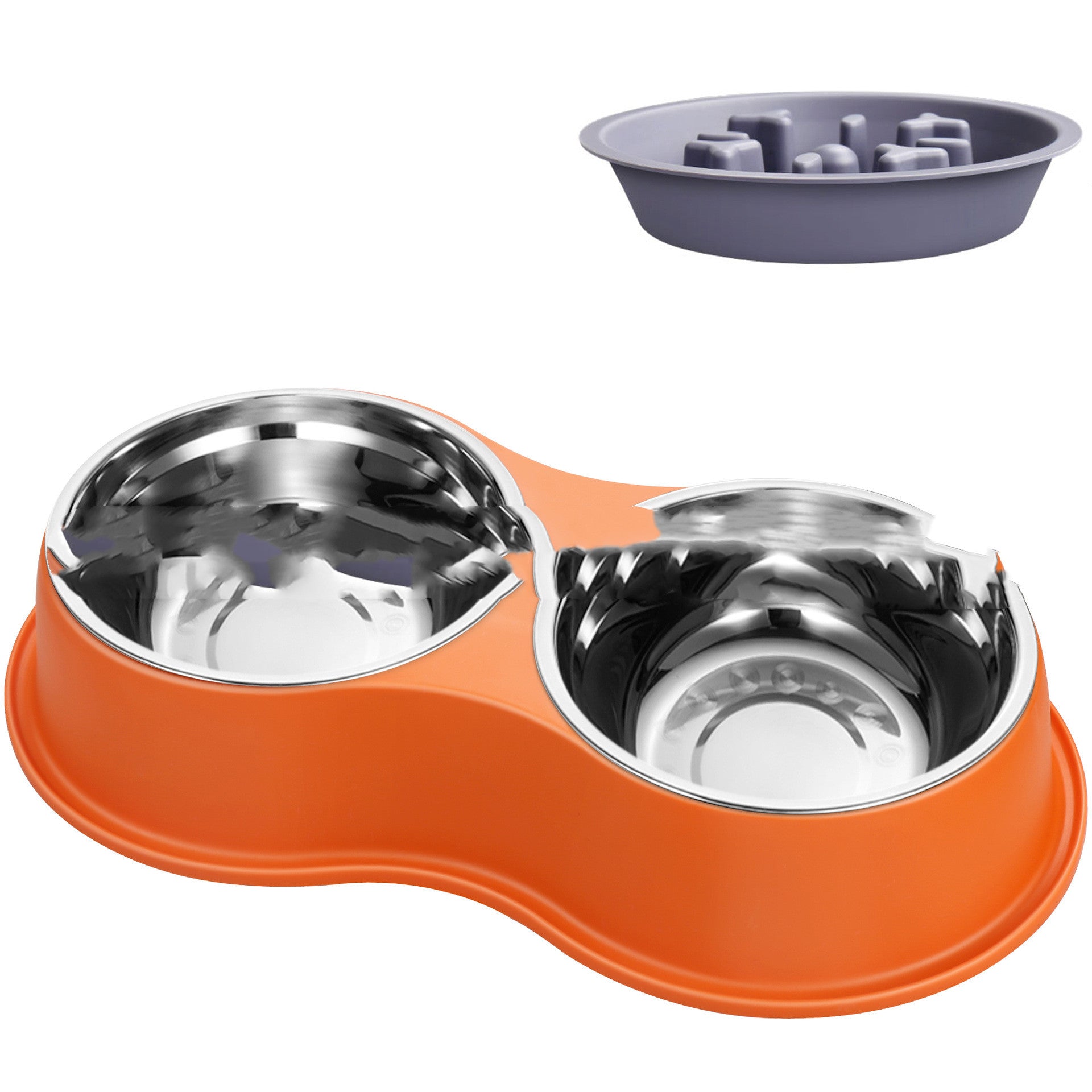Removable Slow Feeding Pet Bowl