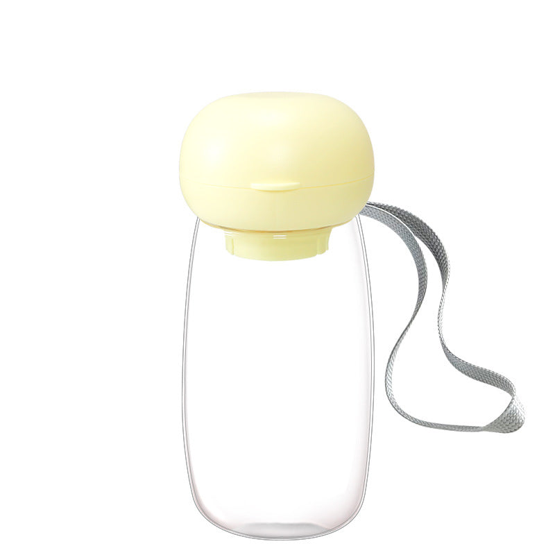 Portable Outdoor Pet Water Bottle with Lanyard
