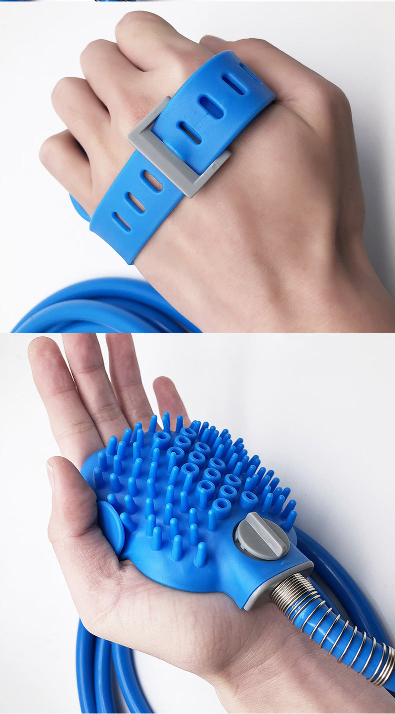 Pet Bathing Silicone Glove Shower Massage Cleaning Tool