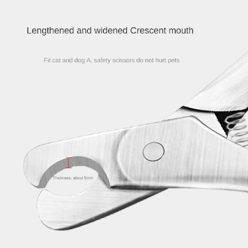 Pet Nail Clipper Sharp Safety Stainless Steel Grooming Tool