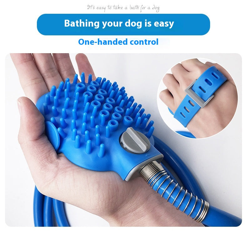 Pet Bathing Silicone Glove Shower Massage Cleaning Tool