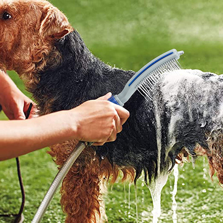 Pet Bath Shower Water Hose Massage Cleaning Brush Tool