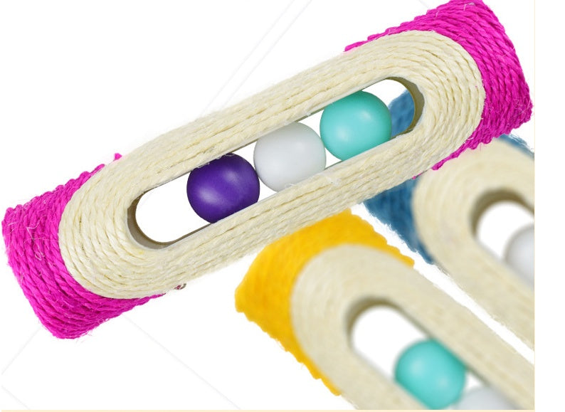 Three Piece Sisal Drum Pet Interactive Toy Set