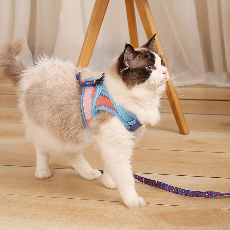 Pet Reflective Anti-Escape Harness Leash Set