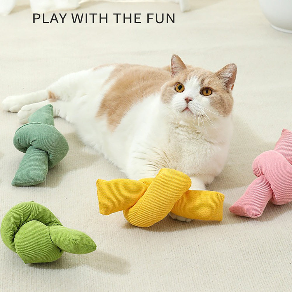 Interactive Pet Cotton Rope Tug Chew Knot Toy