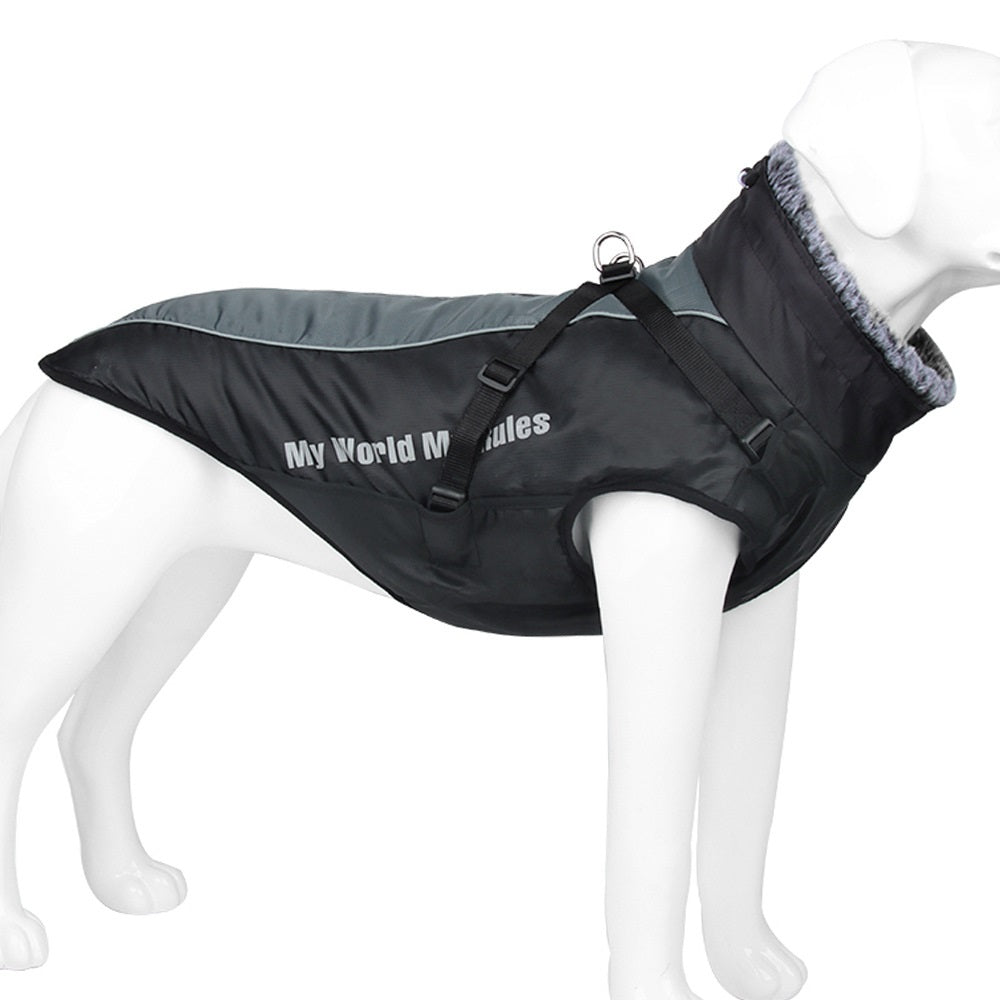 Pet Warm Waterproof Reflective Jacket Clothing Coat