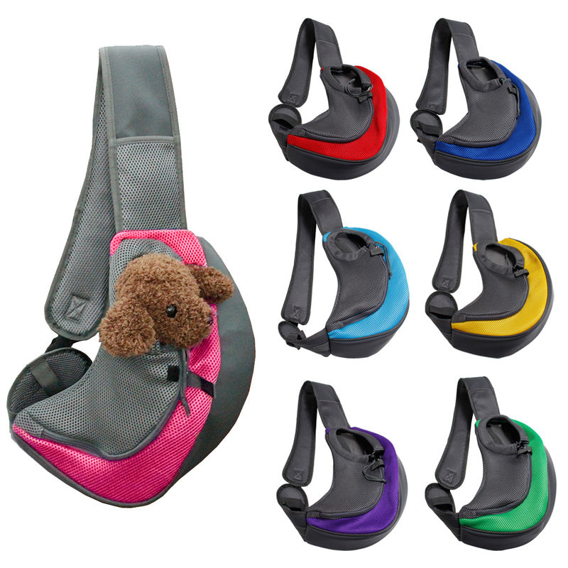 Pet Mesh Oxford Travel Carrier Shoulder Bag