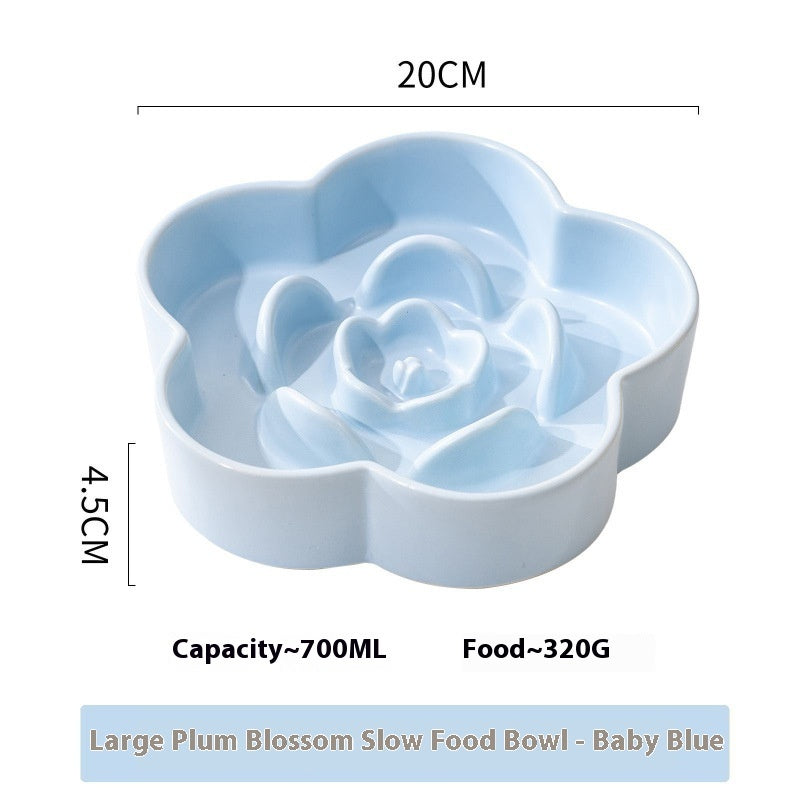 Pet Ceramic Slow Feeding Slow Feeding Bowl