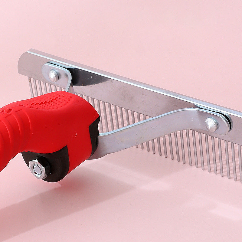 Pet Extra-Large Rake Grooming Comb Deshedding Brush Tool