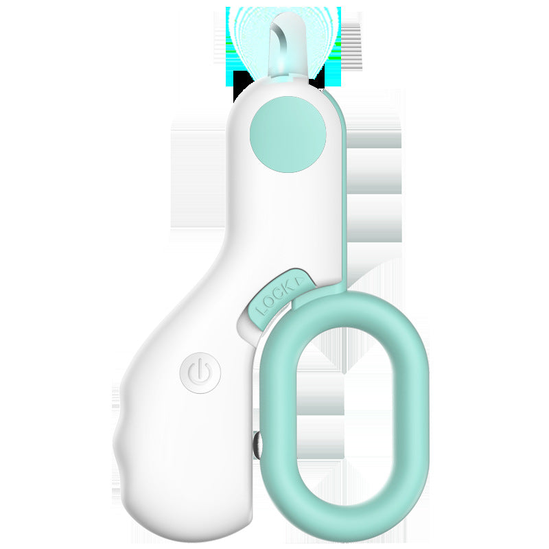 Pet LED Mini Nail Trimmer ABS Grooming Tool