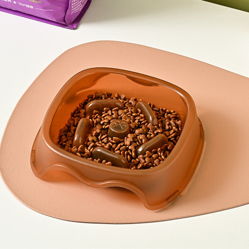 Pet Anti Choking Slow Feeding Water Bowl