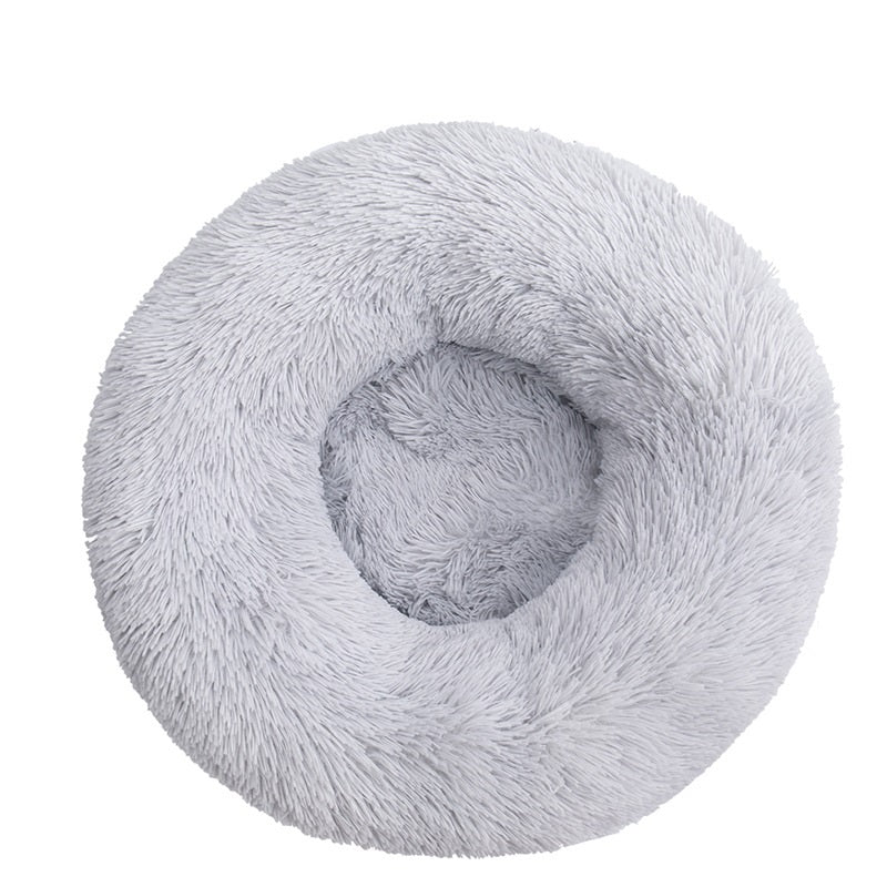 Winter Warm Pet Round Cotton Sleeping Bed Kennel